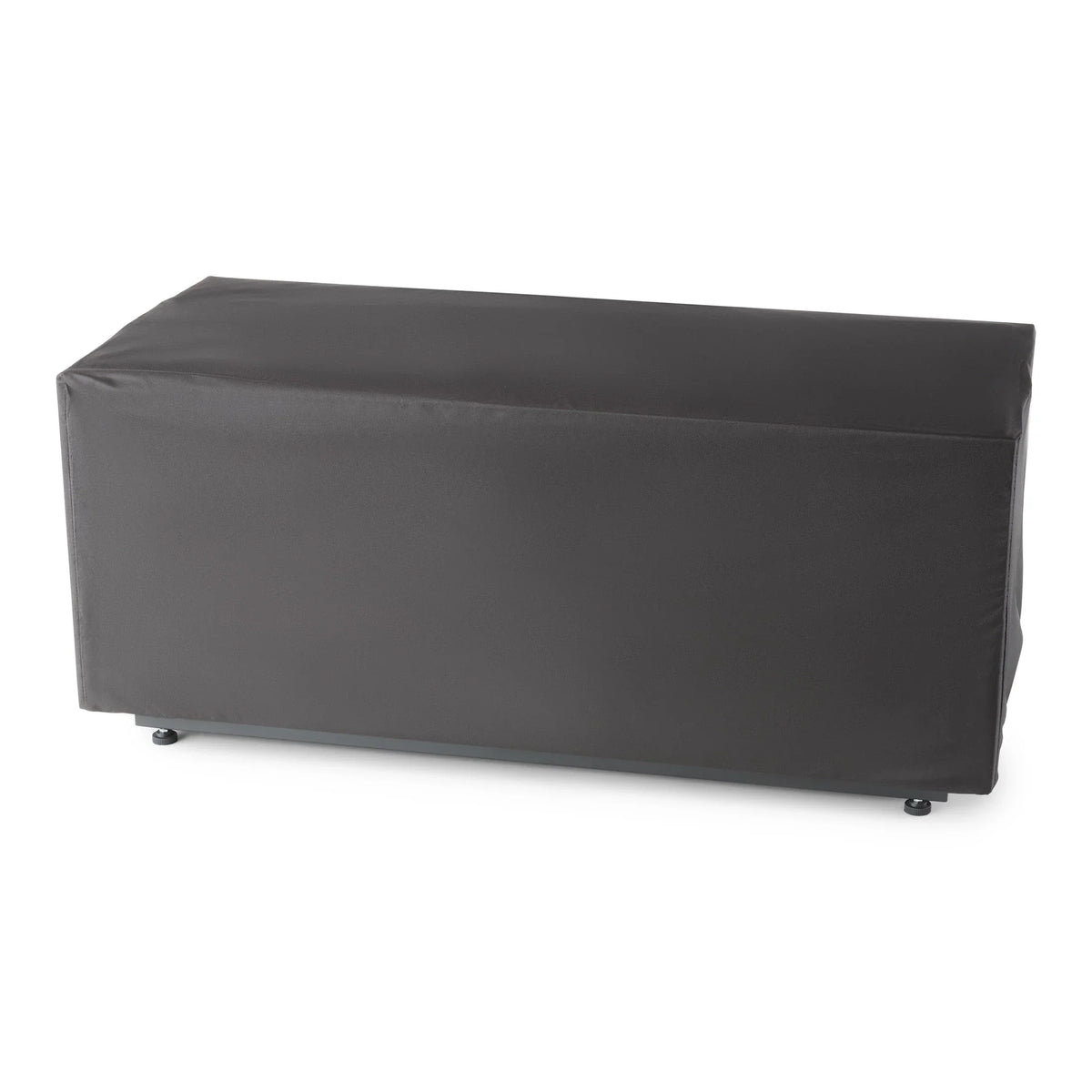 2026 NewMainstays 42" Rectangle Black Finish Modern Steel Fire Pit: 42" x 20" 50000 BTU Propane Fire Pit Table with Lid, Tank Hideaway and Cover
