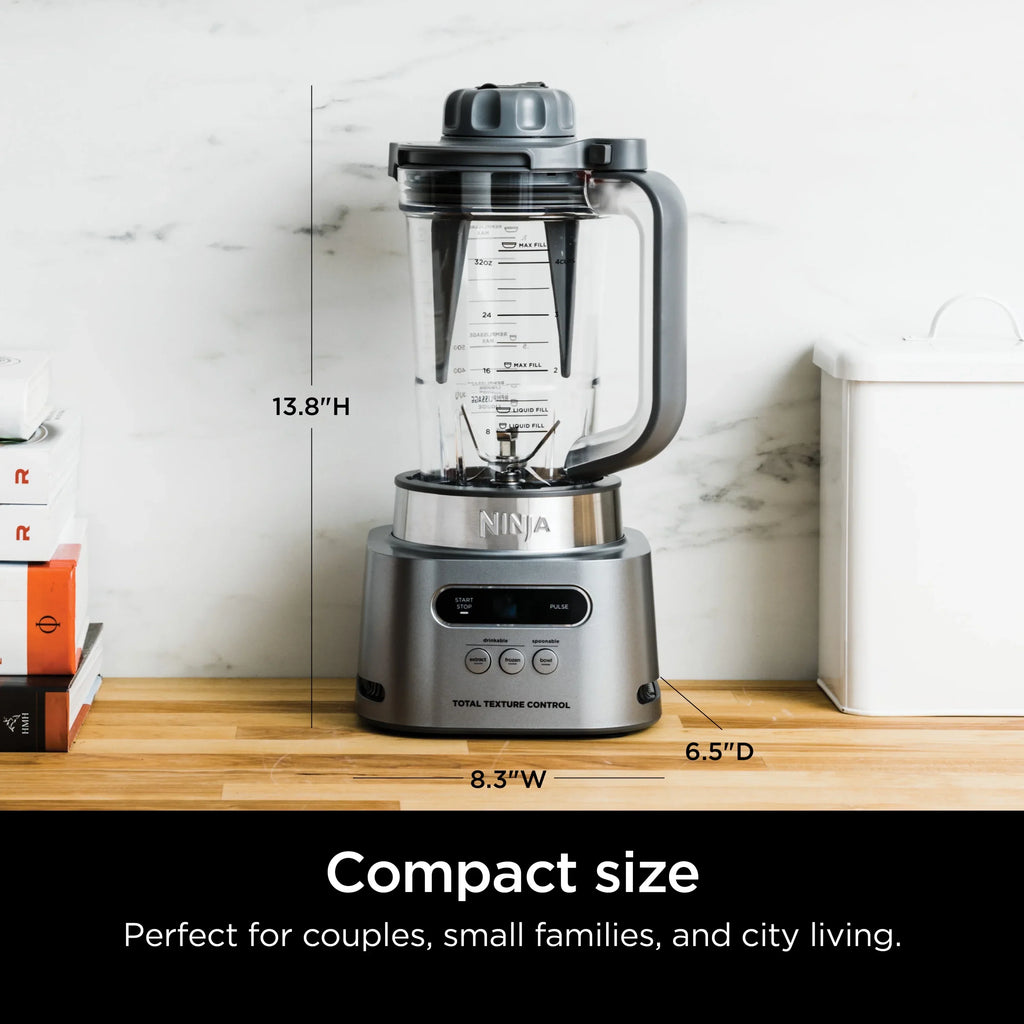 2026 NewNinja Twisti, High-Speed Blender Duo 3 Preset Auto-iQ Programs, 34 oz. Pitcher Capacity, SS150