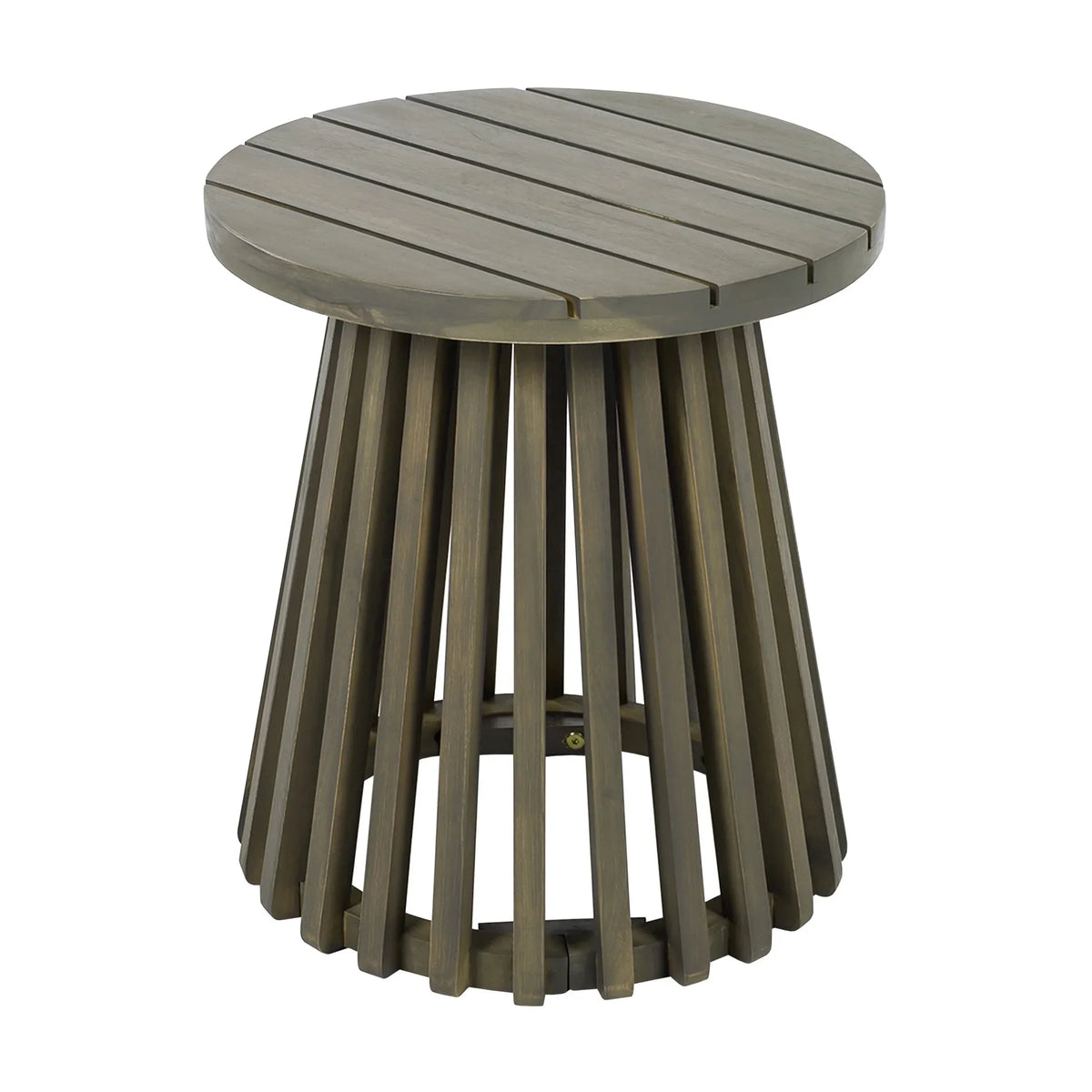 2026 NewChristopher Knight Home Outdoor Acacia Wood Patio Side Table, Round Coffee Table for Backyard, Lawn, or Balcony, Light Teak
