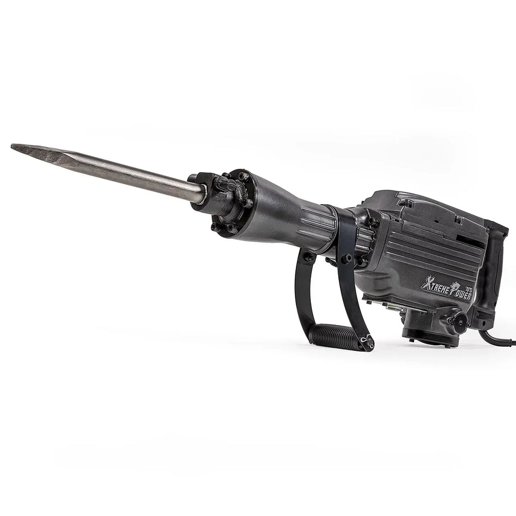 2026 NewXtremepowerUS Demolition Jack Hammer Heavy Duty, 3600W Electric Jackhammer 1900BPM Power Drill Concrete Breaker Bar Point & Chisel Bits Chisel Set