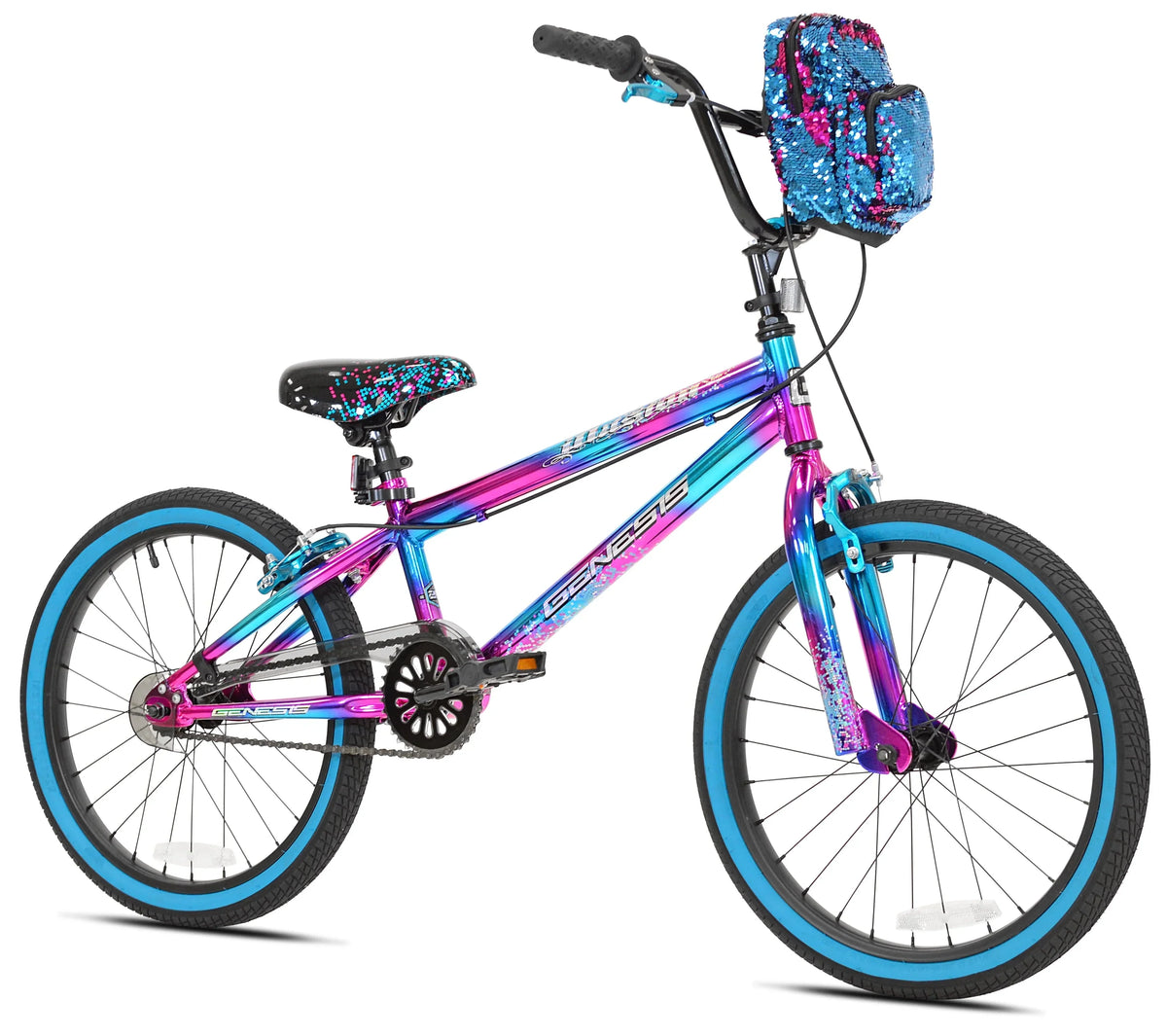 2026 New20" Illusion Girls Bike, Blue/Purple