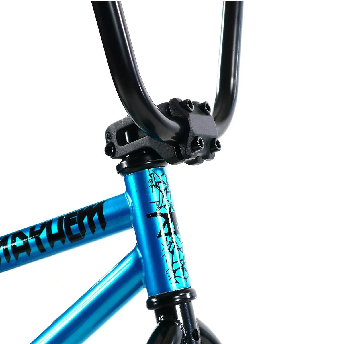 2026 NewMayhem Fat Tire Mini BMX Riot 1 Piece Crank 10" Mini BMX Newest Model Trick Bike (Riot Blue Haze)