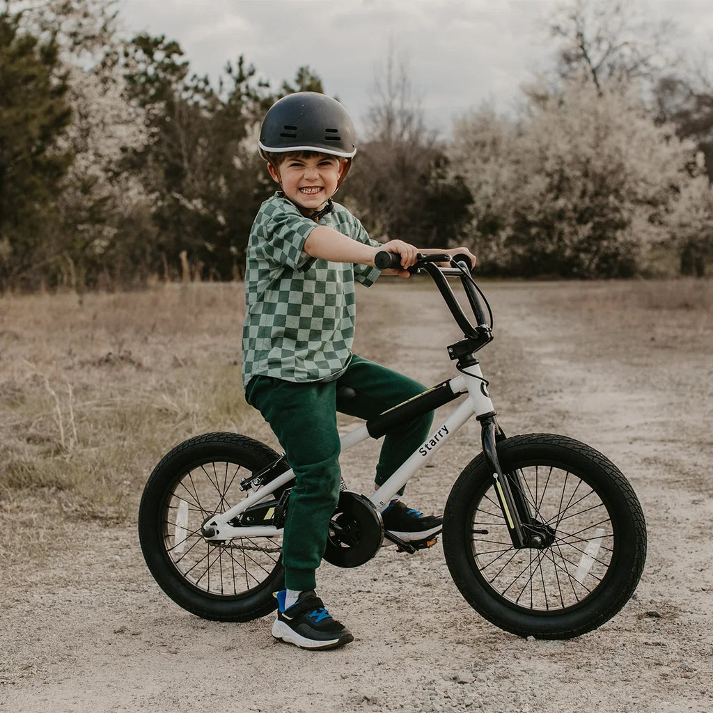 2026 NewGlerc 14 Inch Little Kids Bike BMX Style Bicycle with Training Wheels Coaster Brake for 3 4 5 Years Old Boys Girls, Blue