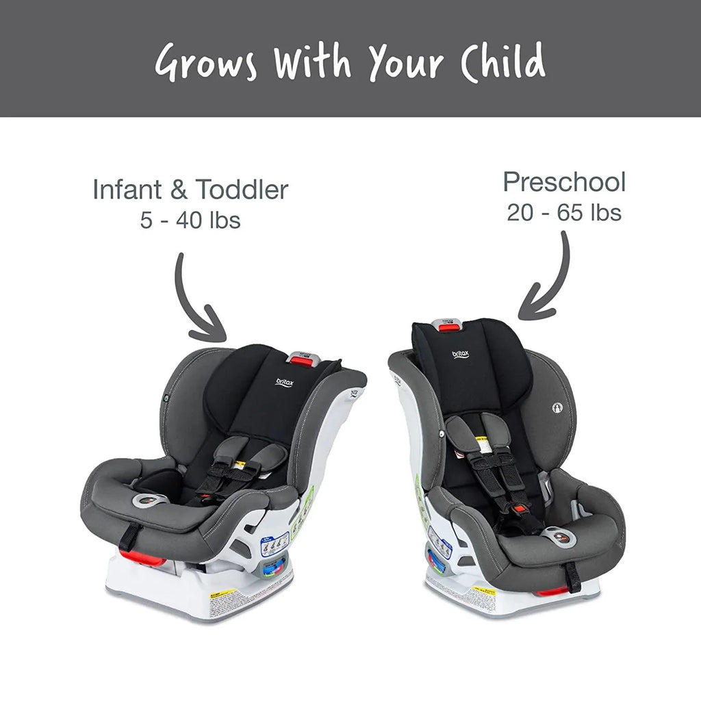 2026 NewBritax Marathon Clicktight Convertible Car Seat. Mod Black SafeWash