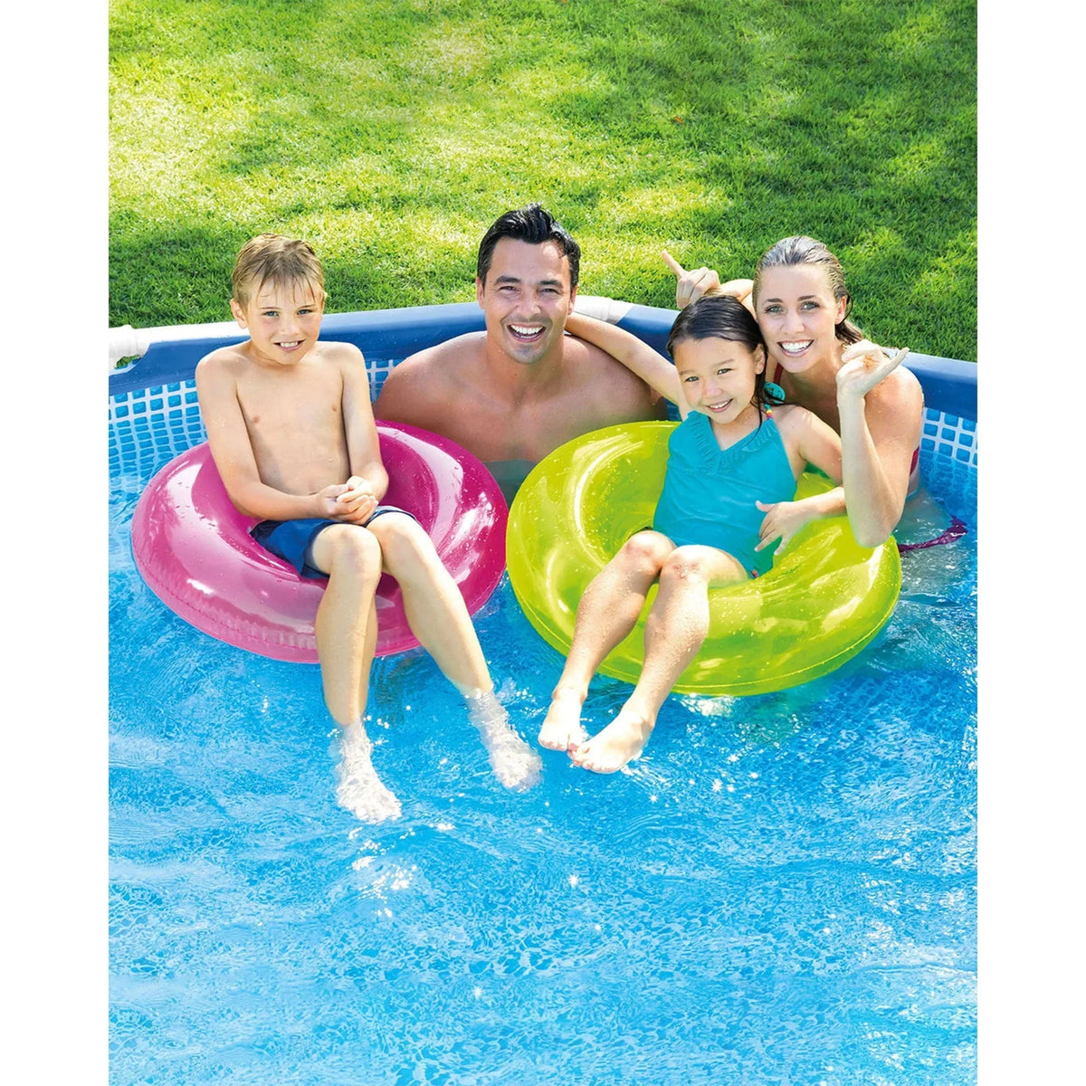 2026 NewIntex 28205EH 8' X 20" Rust Resistant Durable Steel Frame Swimming Pool