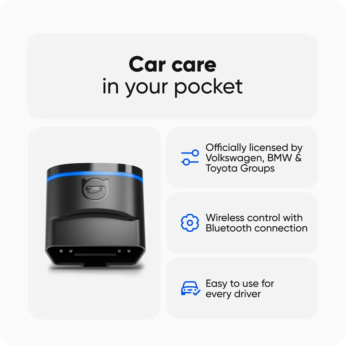 2026 NewNew! OBDeleven 3 Scan Tool, OBD2 Bluetooth Car Code Reader, Auto Diagnostic Scanner for iOS & Android