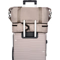2026 NewProtege 3-Piece Luggage Set, Taupe Splash, 20-inch Carry On, 25-inch Checked Suitcase & Weekender Duffel