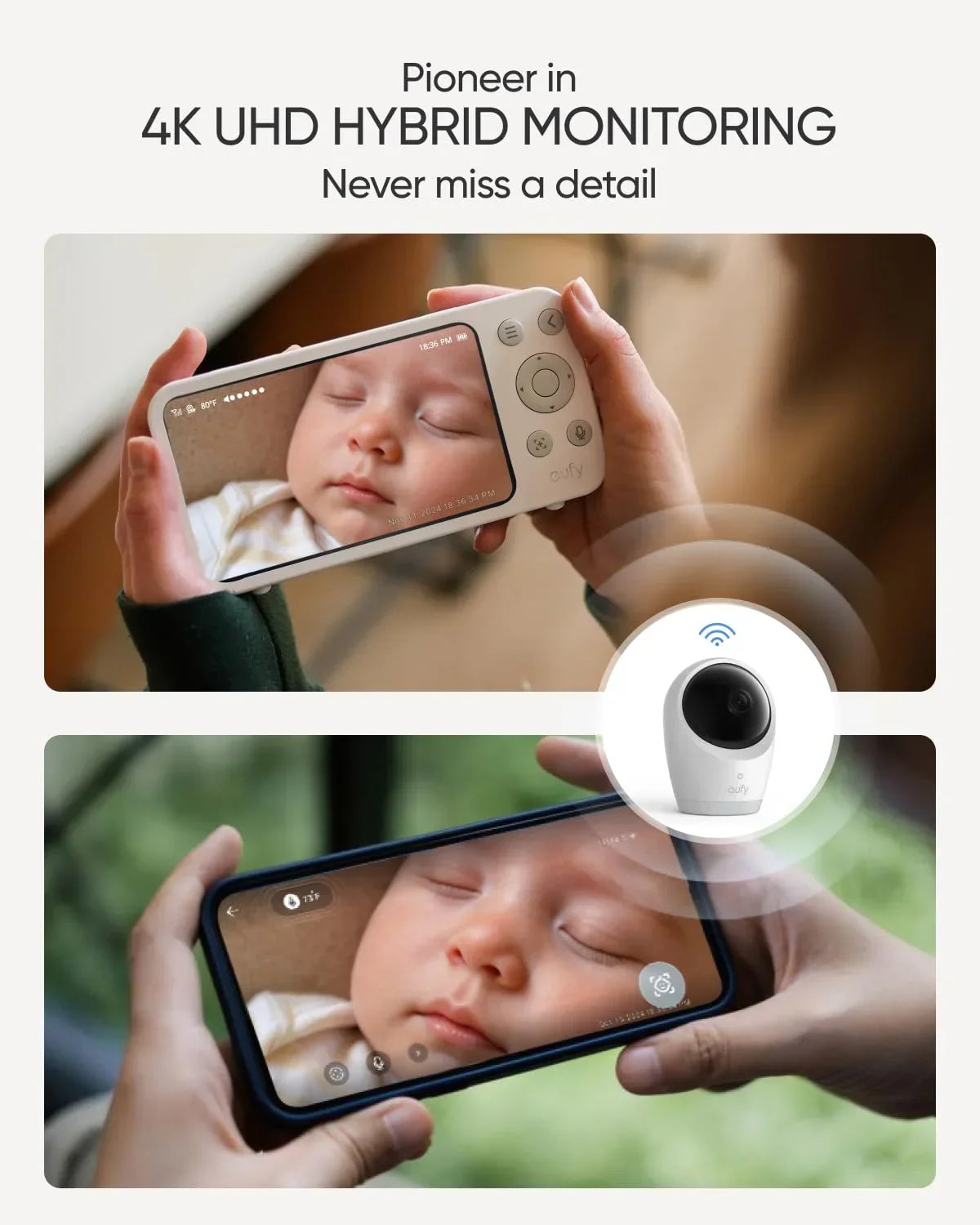 2026 NewEufy Baby Monitor E20 with 2K Camera