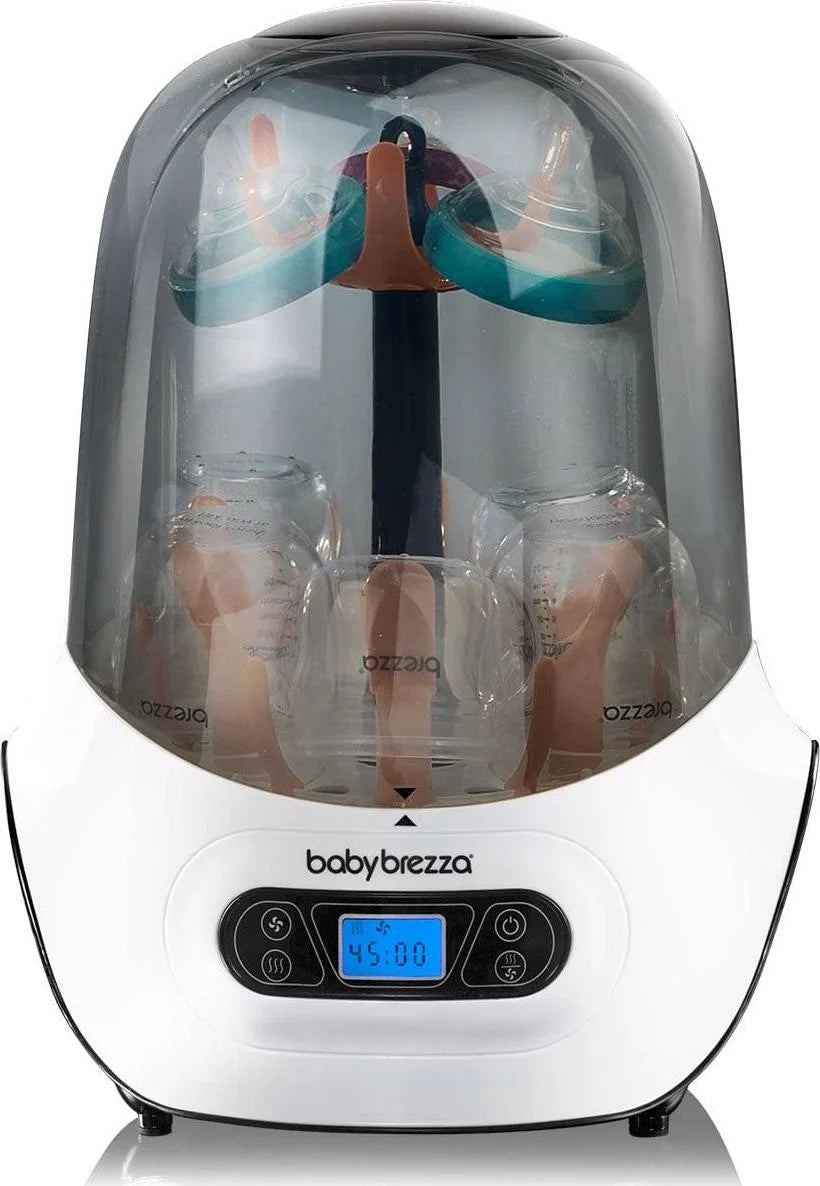 2026 NewBaby Brezza Baby Bottle Sterilizer and Dryer Machine Electric Steam Sterilization - Pacifiers. Glass. Plastic. and Newborn Feeding Bottles