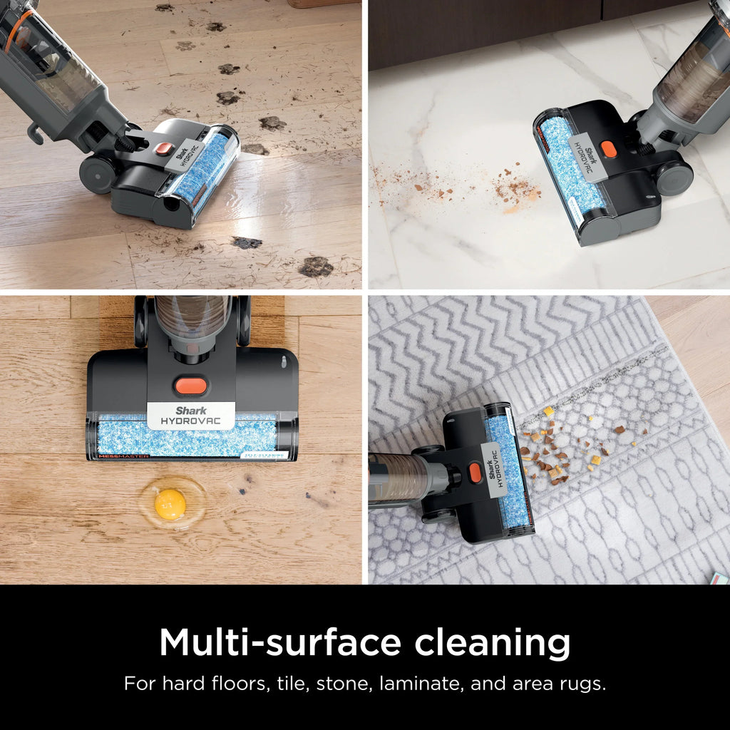 2026 NewShark HydroVac MessMaster Wet Dry Corded Vacuum Cleaner, 3-in-1 Multi-Surface Vacuum Mop & Self-Cleaning System, Lightweight, Powerful Suction, for Hard Floors & Area Rugs, WD160