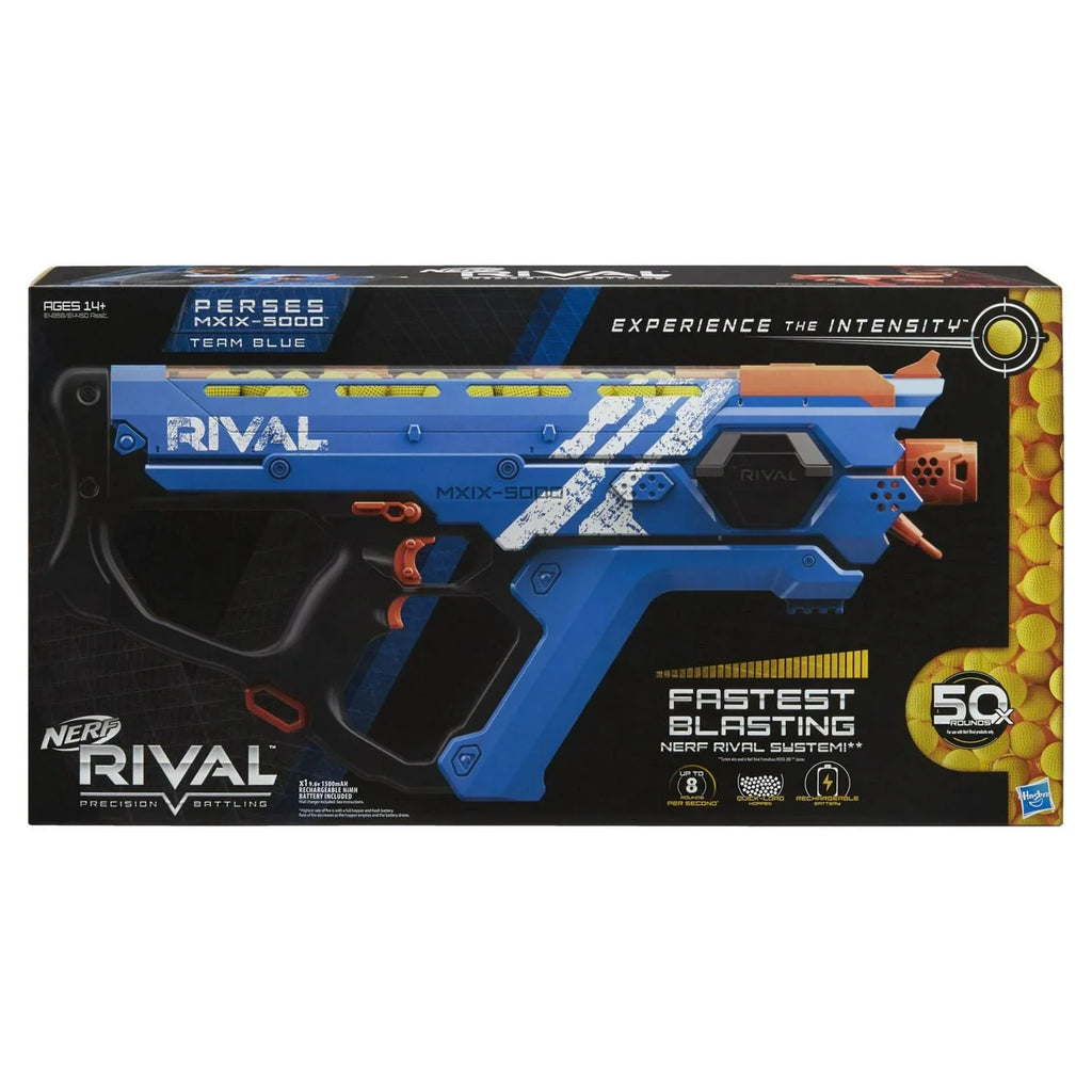 2026 NewNerf Perses MXIX-5000 Rival Motorized Blaster (Blue)