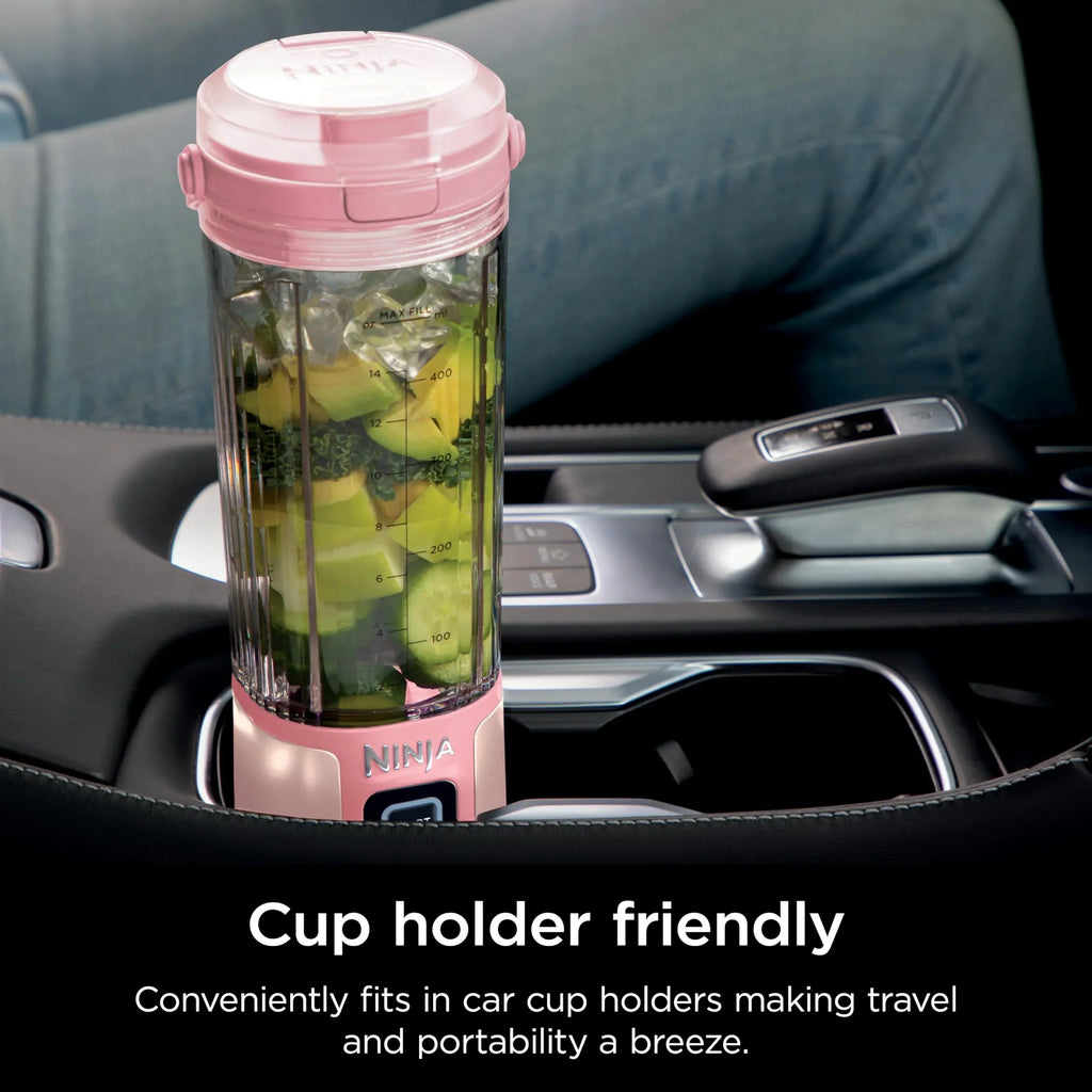 2026 NewNinja Blast Portable Blender, Cordless, 18oz. Vessel, Personal Blender for Shakes & Smoothies, BPA Free, Leakproof Lid & Sip Spout, USB-C Rechargeable, Dishwasher Safe Parts, Metallic Purple,