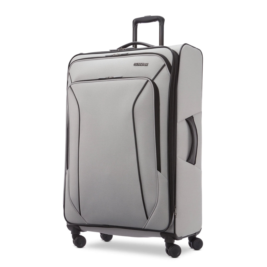 2026 NewAmerican Tourister X-Lite 3-Piece Luggage Set with Spinner Wheels - Light Grey