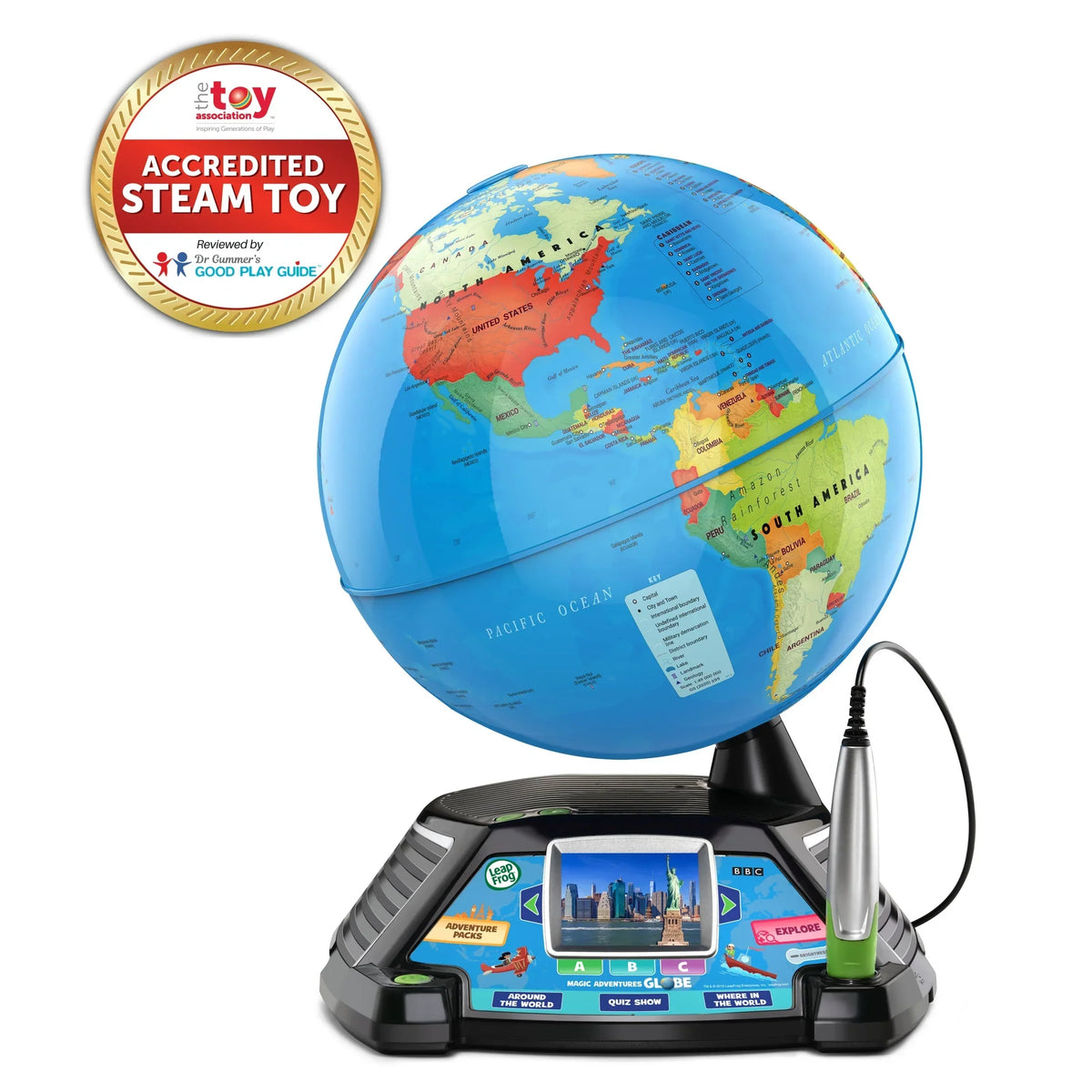 2026 NewLeapFrog Magic Adventures Globe with Accessories, Baby and Toddler Toys