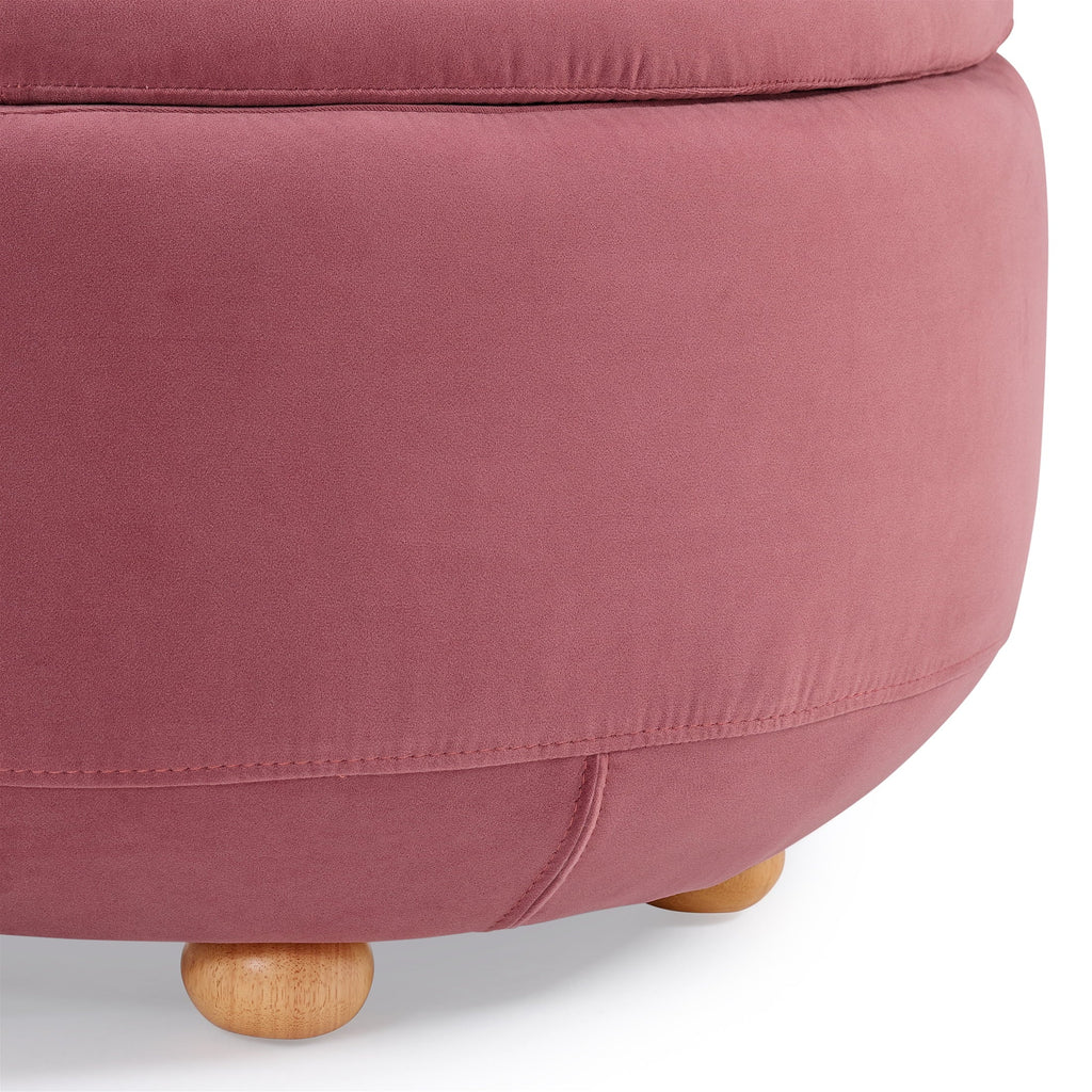 2026 NewBetter Homes & Gardens Juliet Modern Boucle Chaise & Storage Ottoman, Pearl