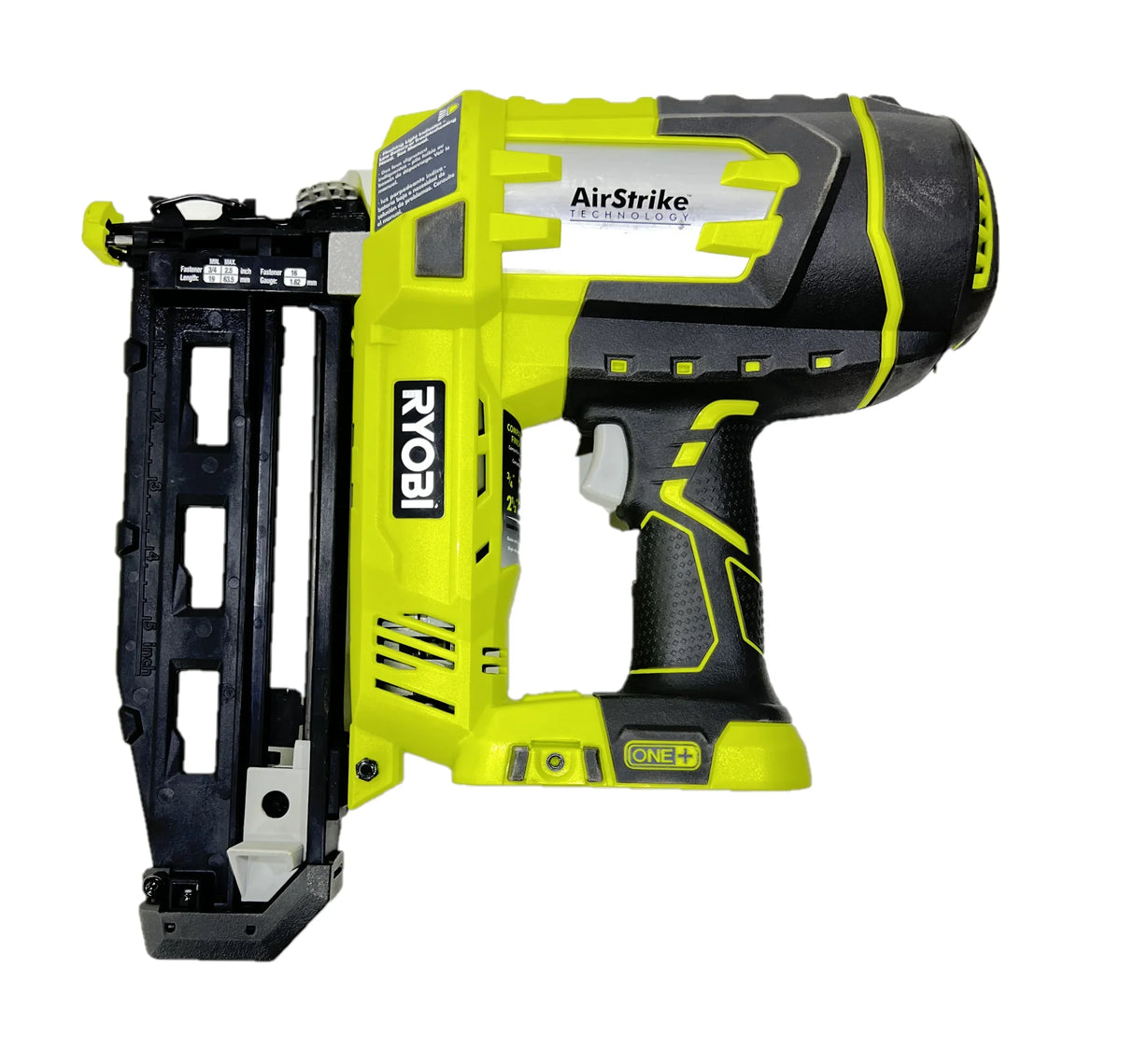 2026 NewRyobi P325, 18 v Pneumatic Cordless 16 Gauge AirStrike Finish Nail Gun