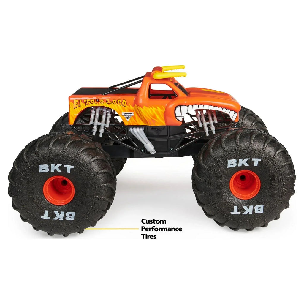 2026 NewMonster Jam MEGA El Toro Loco. Remote Control Monster Truck. 1:6 Scale