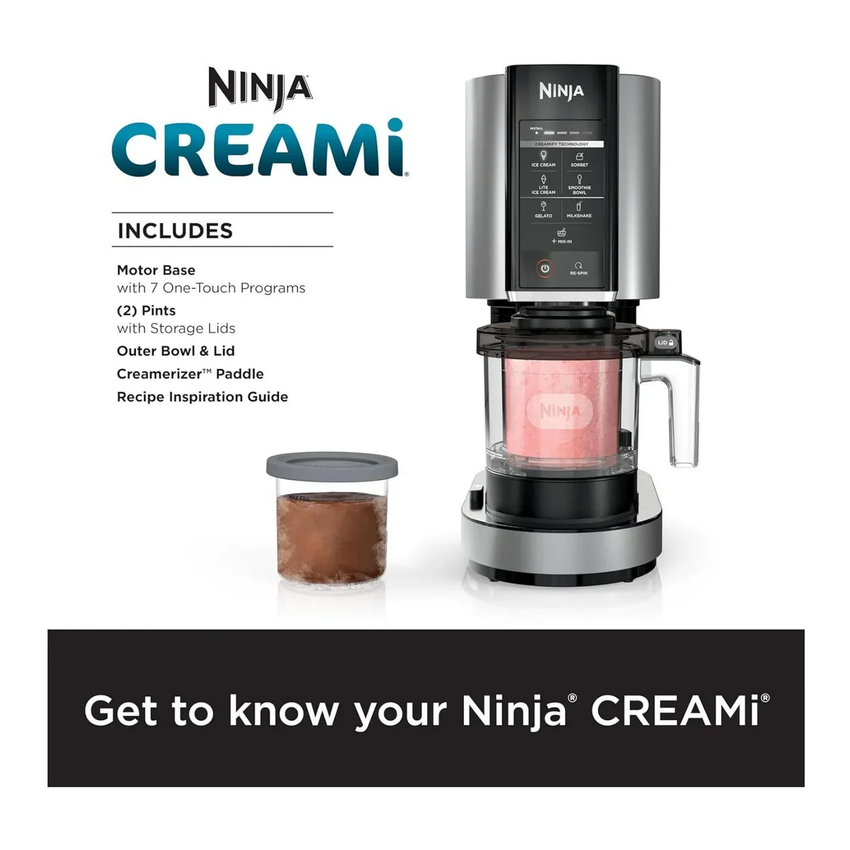 2026 NewNinja Creami Ice Cream Maker CN305A Black