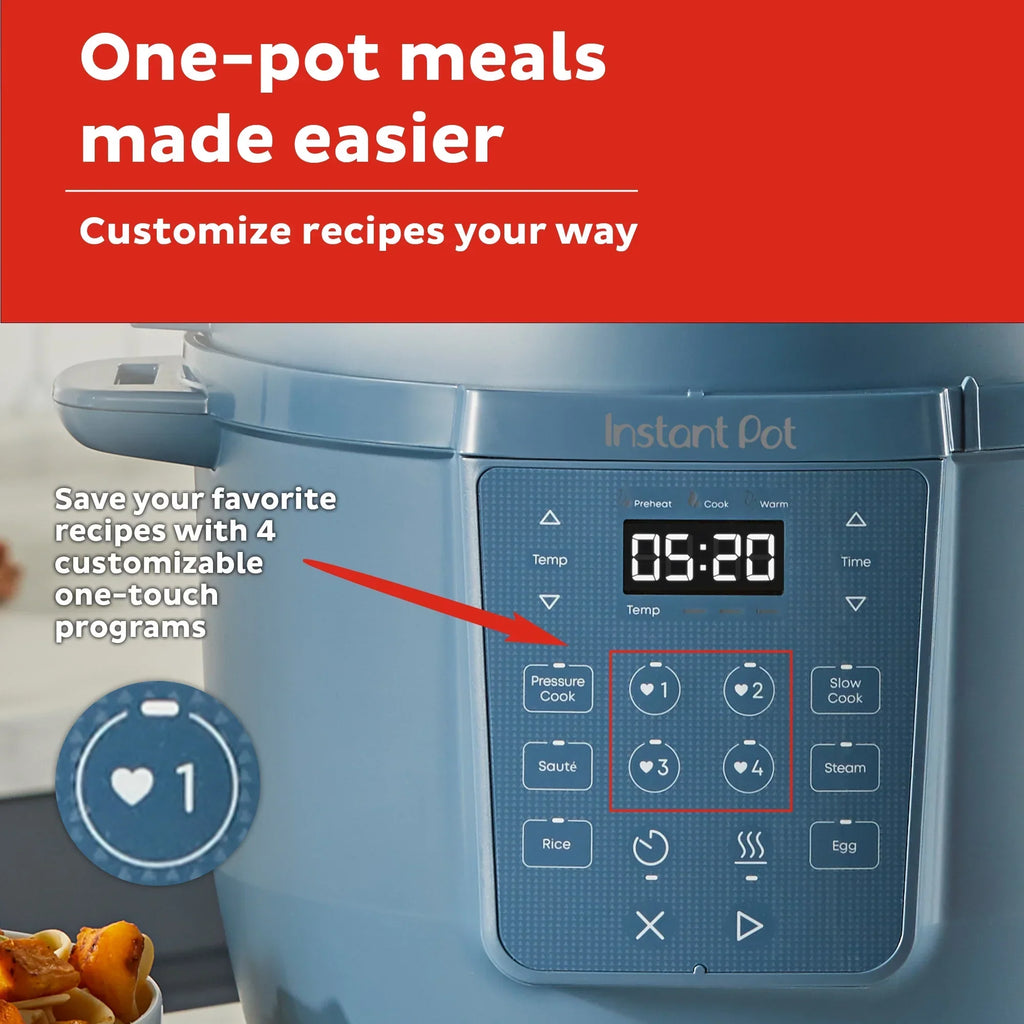 2026 NewInstant Pot 6Qt RIO Chef Series 7-in-1 Multi-Cooker, Pressure Cooker, Slow Cook, & More, Black