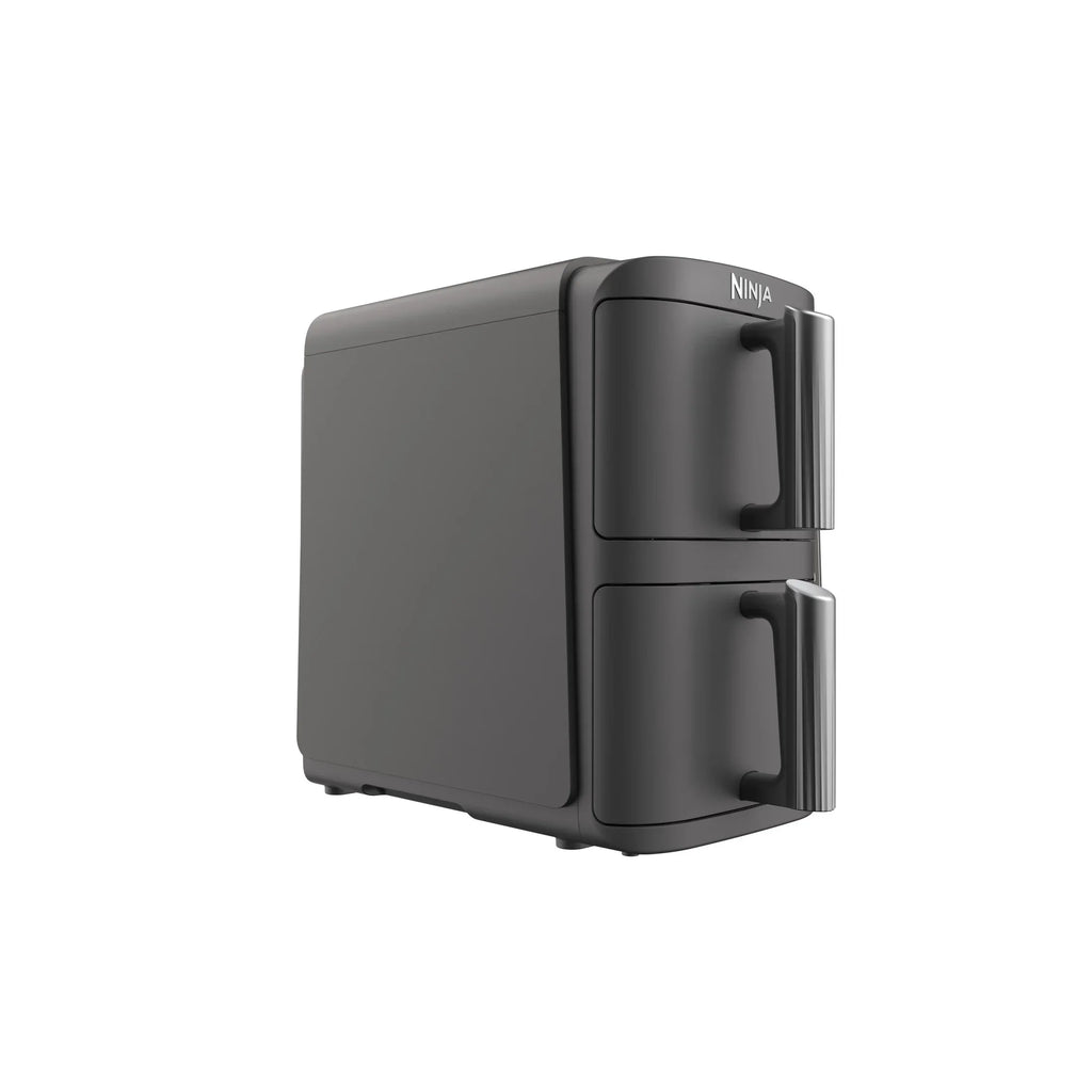 2026 NewNinja DoubleStack XL 2-Basket Air Fryer, DoubleStack Technology Cooks 4 Foods at Once, Space Saving Design, 10 QT, 4-in-1, Smart Finish & Match Cook, SL400