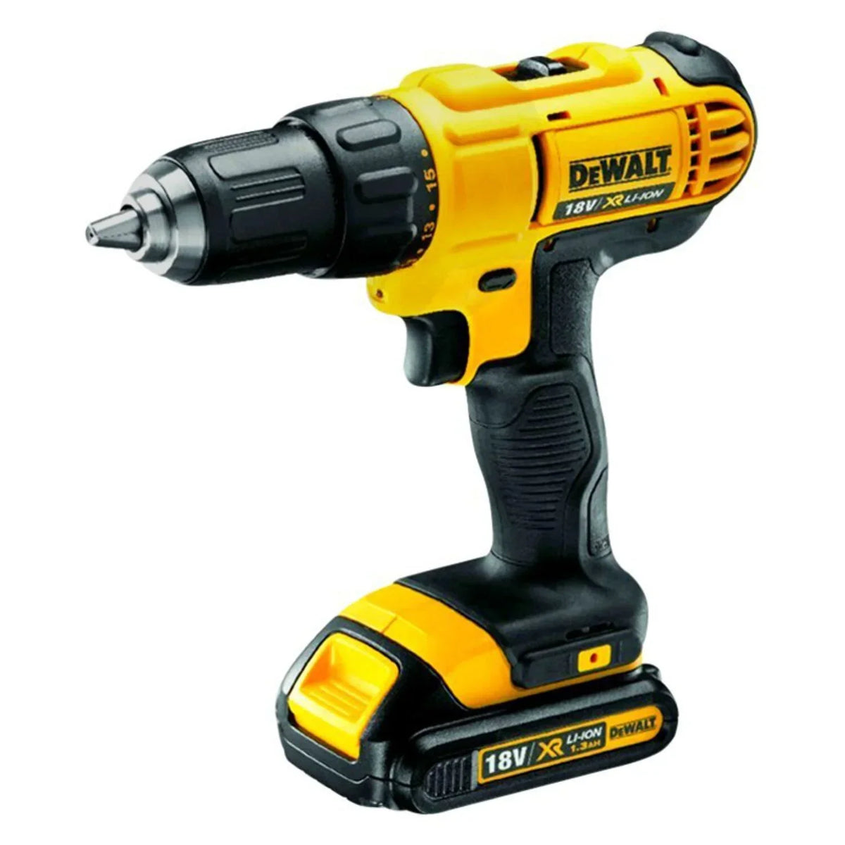 2026 NewDEWALT 20V Max Cordless Drill/Driver Kit, Compact, 1/2-Inch (DCD771C2), Yellow