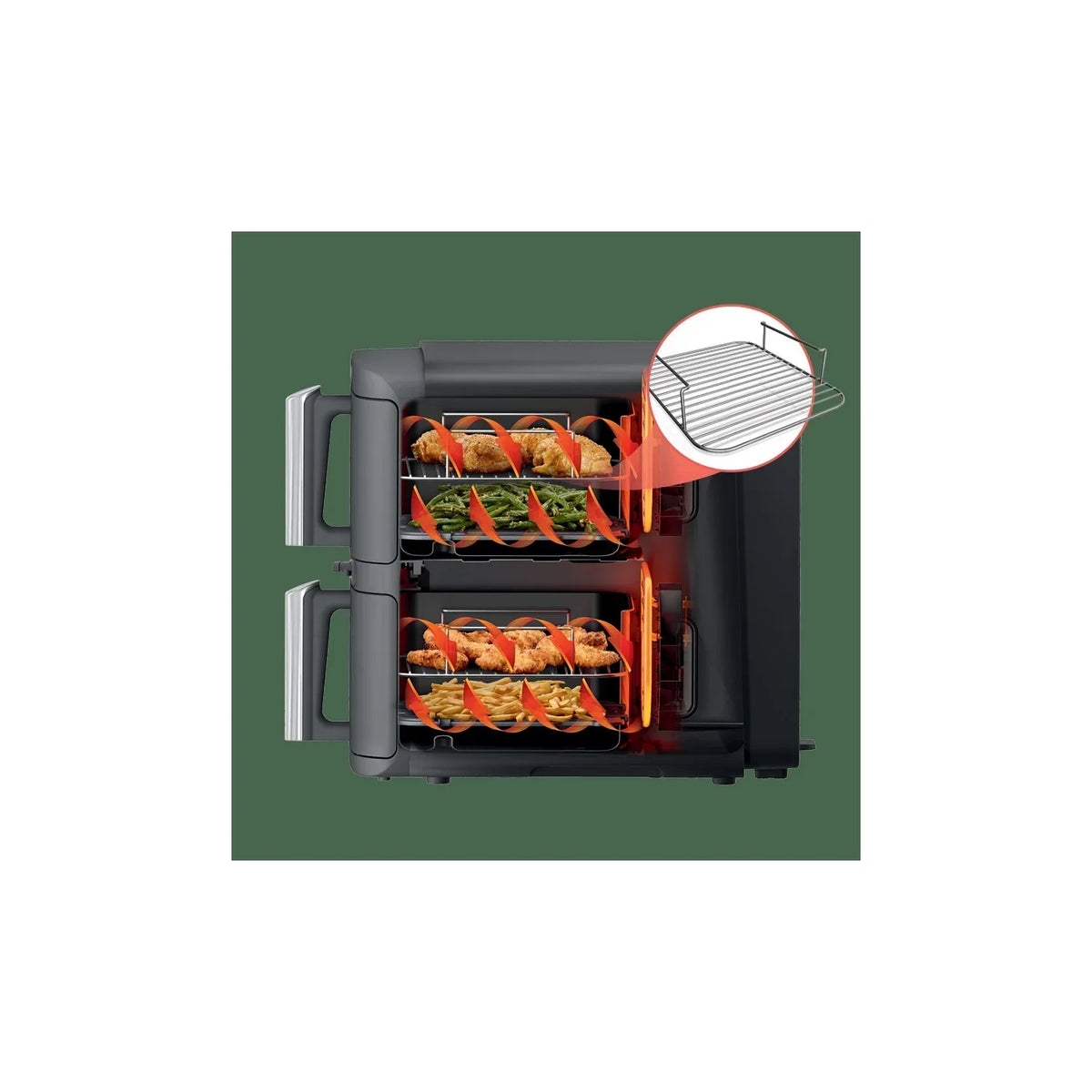 2026 NewNinja DoubleStack XL Smart 2-Basket Air Fryer