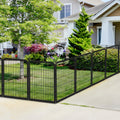 2026 NewGarden Fence with Gate Fencing No Dig Fence Panels 30ft(L)"32in(H) for Yard Animal Barrier Decorative Garden Fencing for Backyard Patio Garden Fences and Borders for Dogs