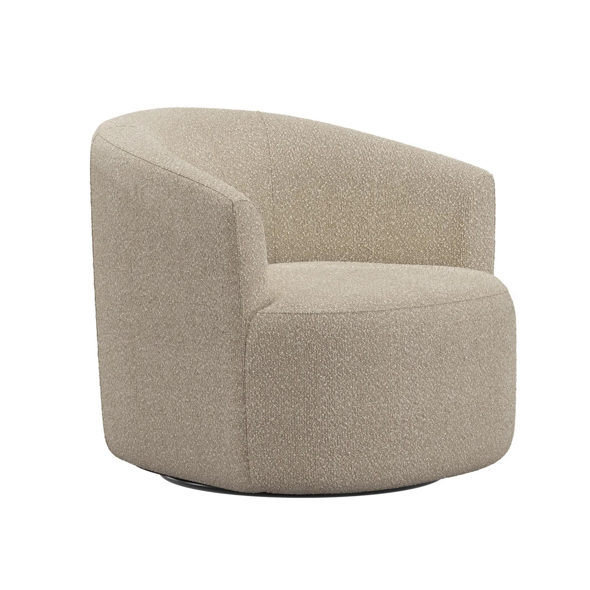 2026 NewMainstays Boucle Swivel Accent Chair, Taupe