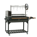 2026 NewBackyard Discovery Argentine Santa Maria Wood Fire & Charcoal Steel BBQ Grill, Brasero