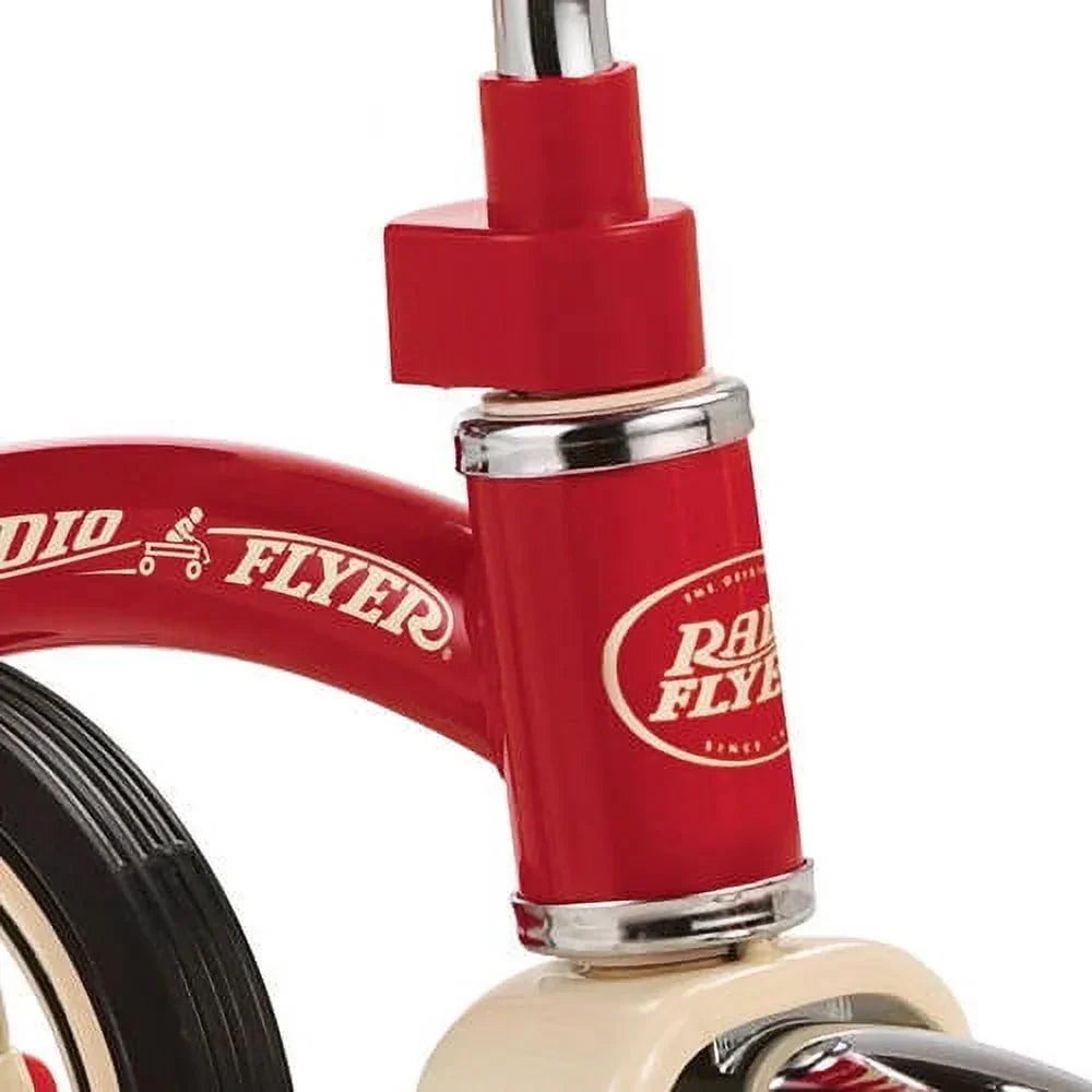 2026 NewRadio Flyer, Classic Red Dual Deck Tricycle, 12" Front Wheel, Red