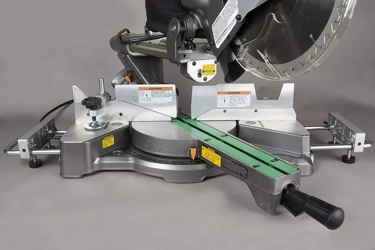 2026 NewMetabo HPT 10-Inch Sliding Compound Miter Saw, Adjustable Laser Guide, Double Bevel, Electronic Speed Control, 12 Amp Motor, Electric Brake C10FSHS