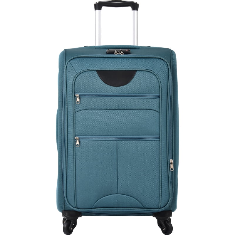 2026 NewSoftside Luggage Expandable 3 Piece Set Suitcase Upright Spinner Softshell Lightweight Luggage Travel Set