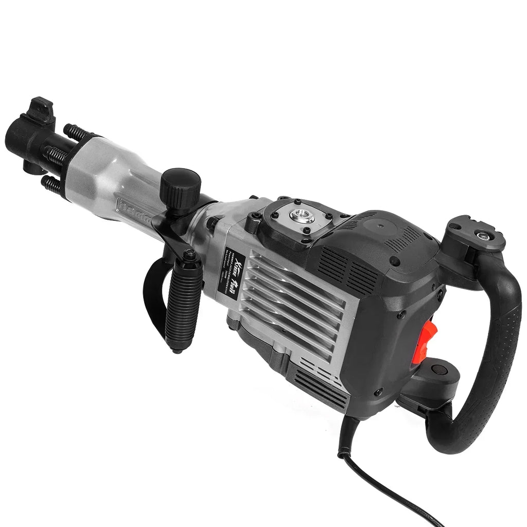 2026 NewXtremepowerUS Demolition Jack Hammer Heavy Duty, 3600W Electric Jackhammer 1900BPM Power Drill Concrete Breaker Bar Point & Chisel Bits Chisel Set
