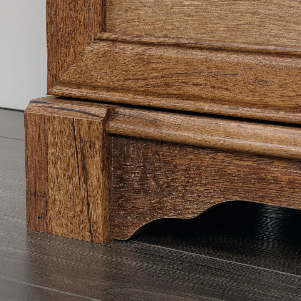 2026 NewSauder Palladia 6-Drawer Bedroom Dresser, Vintage Oak Finish