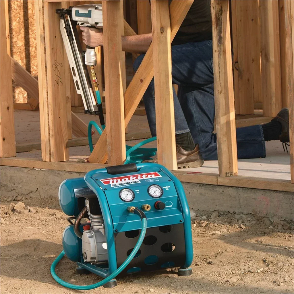 2026 NewMakita 2.5 HP Big Bore&trade; Air Compressor (Twin Stack)
