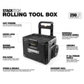 2026 NewToughBuilt Portable 2-in-1 Rolling Tool Box with Wheels & Stackable Design