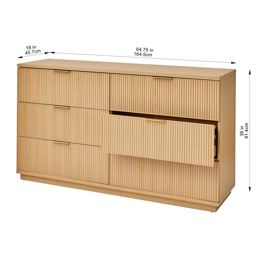 2026 NewBetter Homes and Gardens Lillian 6 Drawer Dresser, White