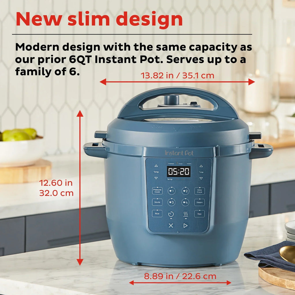 2026 NewInstant Pot 6Qt RIO Chef Series 7-in-1 Multi-Cooker, Pressure Cooker, Slow Cook, & More, Black