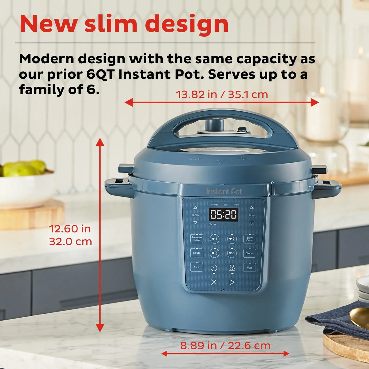 2026 NewInstant Pot 6Qt RIO Chef Series 7-in-1 Multi-Cooker, Pressure Cooker, Slow Cook, & More, Black