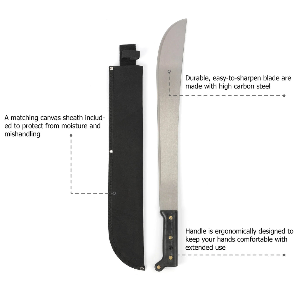 2026 NewOzark Trail 18" Machete with Sheath, Model 5052