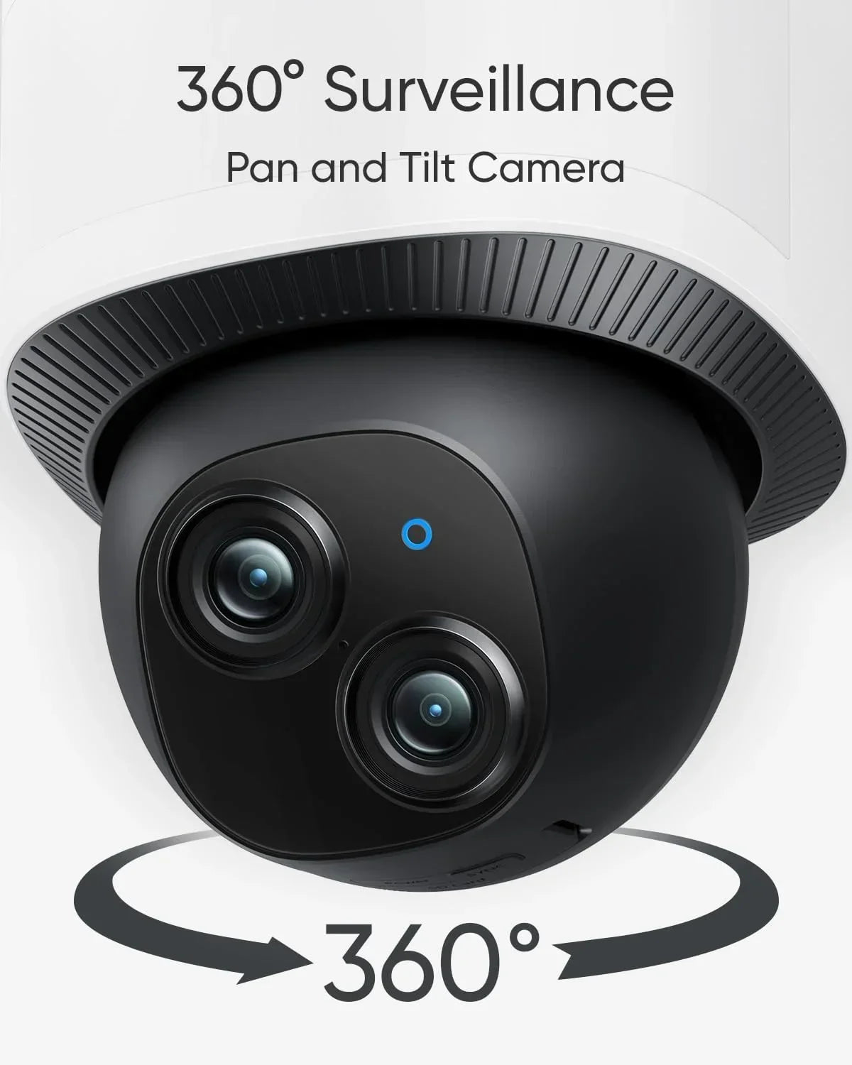 2026 Neweufy Security Floodlight Camera E340, Wired Camera, 3K+2K Dual Camera, 360" Pan and Tilt, No Monthly Fee
