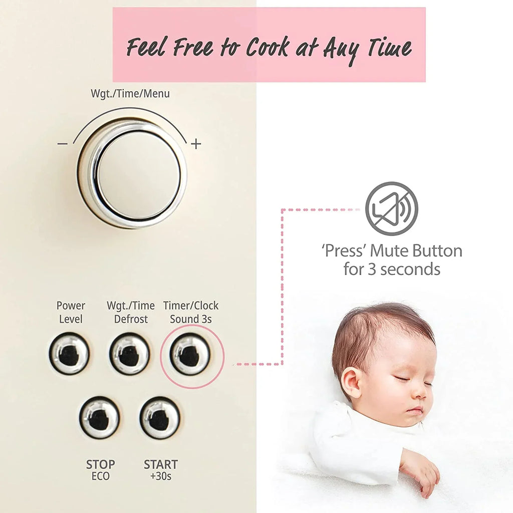 2026 NewComfee' Retro Microwave with LED digital display, 0.9 Cu. ft, 900W, Apricot, CM-M092AAT
