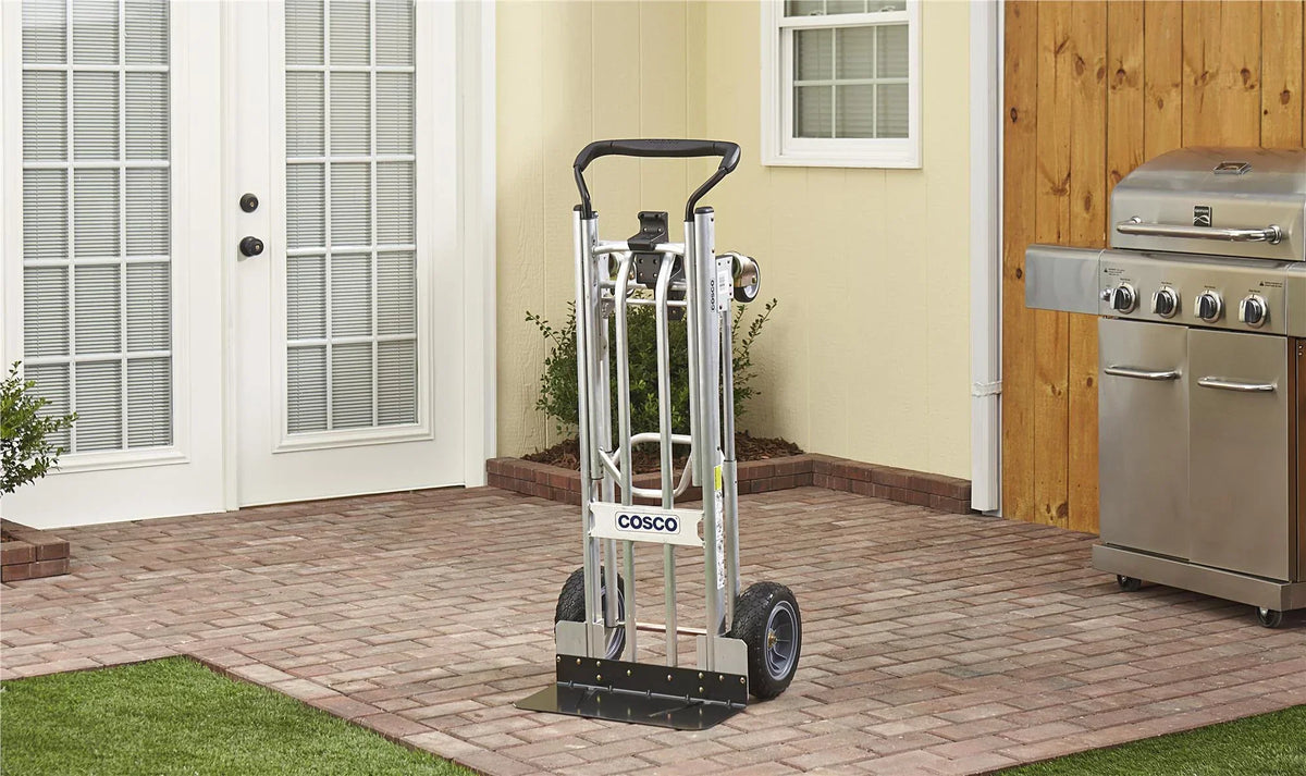 2026 NewCosco 3-in-1 Assist Series Hand Truck/Assisted Hand Truck/Cart with flat-free wheels
