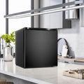 2026 NewSimzlife 1.6 Cu.ft Mini Fridge with Freezer, Single Door Mini Refrigerator, Black