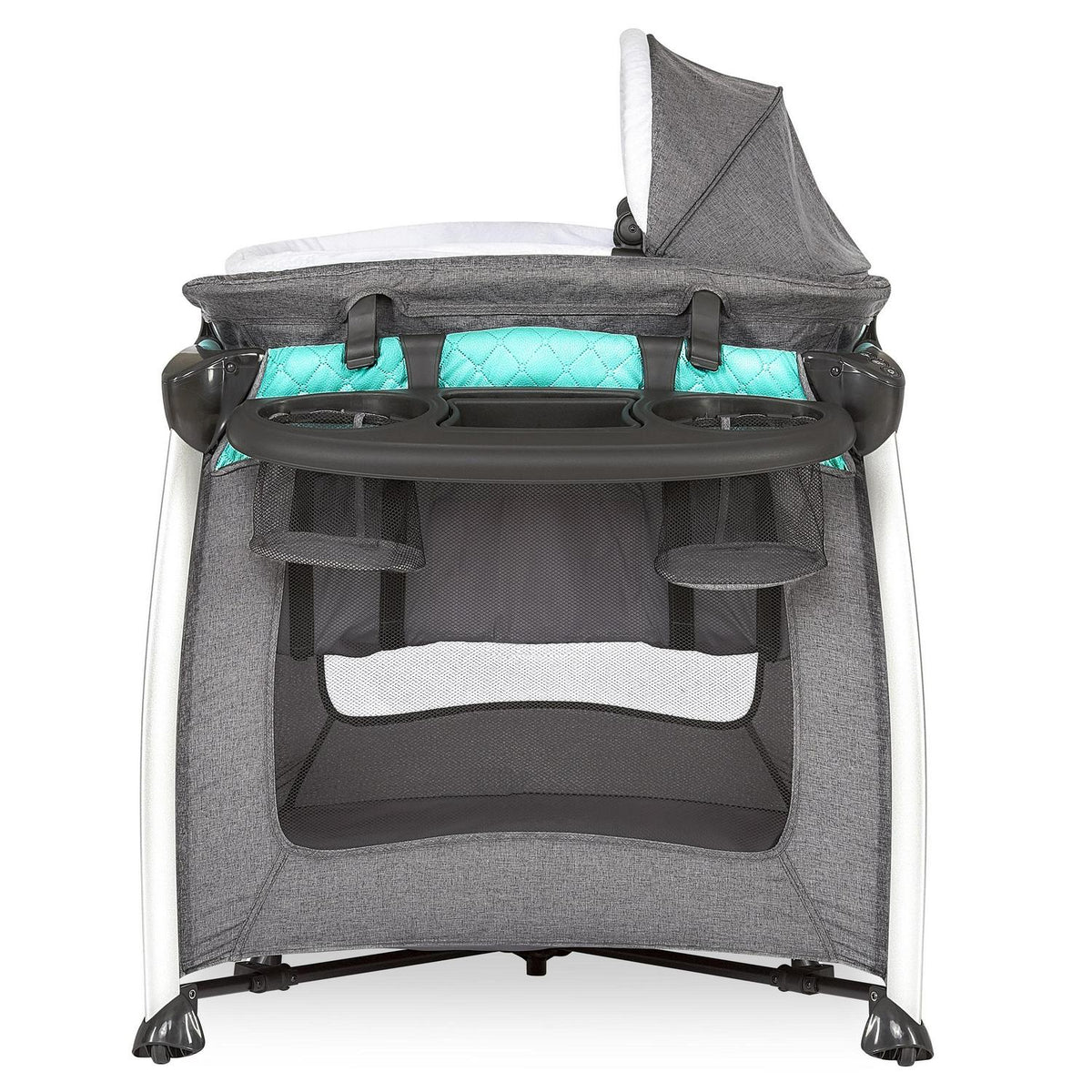 2026 NewDream On Me Princeton Deluxe Nap N Pack 3-in-1 Convertible Playard. Changer and Bassinet in Mint