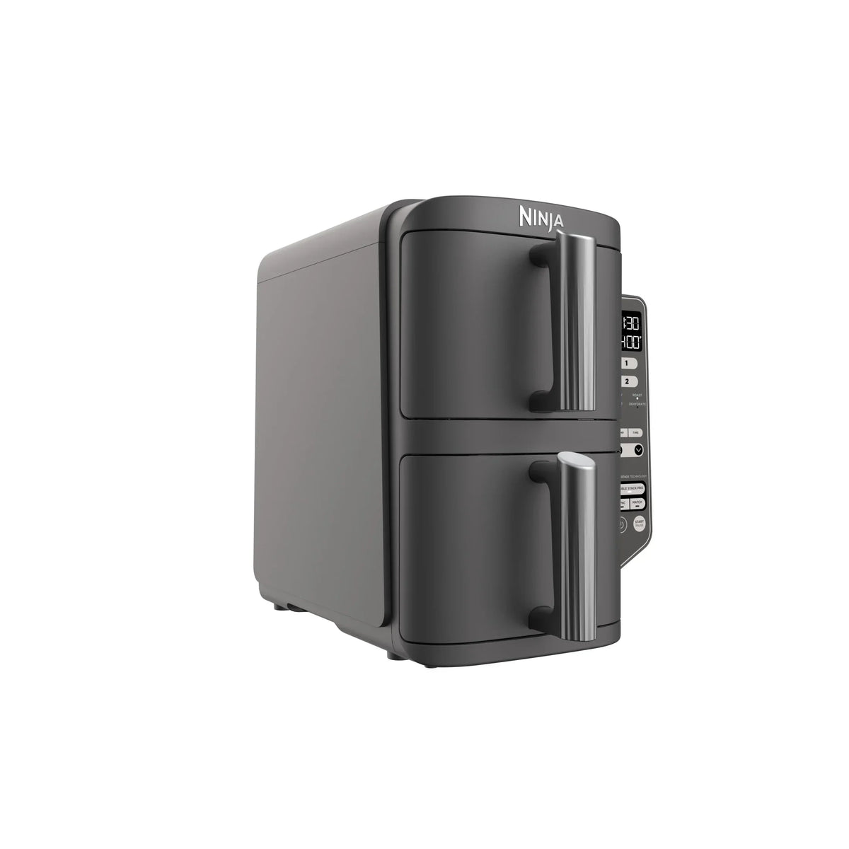 2026 NewNinja DoubleStack XL 2-Basket Air Fryer, DoubleStack Technology Cooks 4 Foods at Once, Space Saving Design, 10 QT, 4-in-1, Smart Finish & Match Cook, SL400