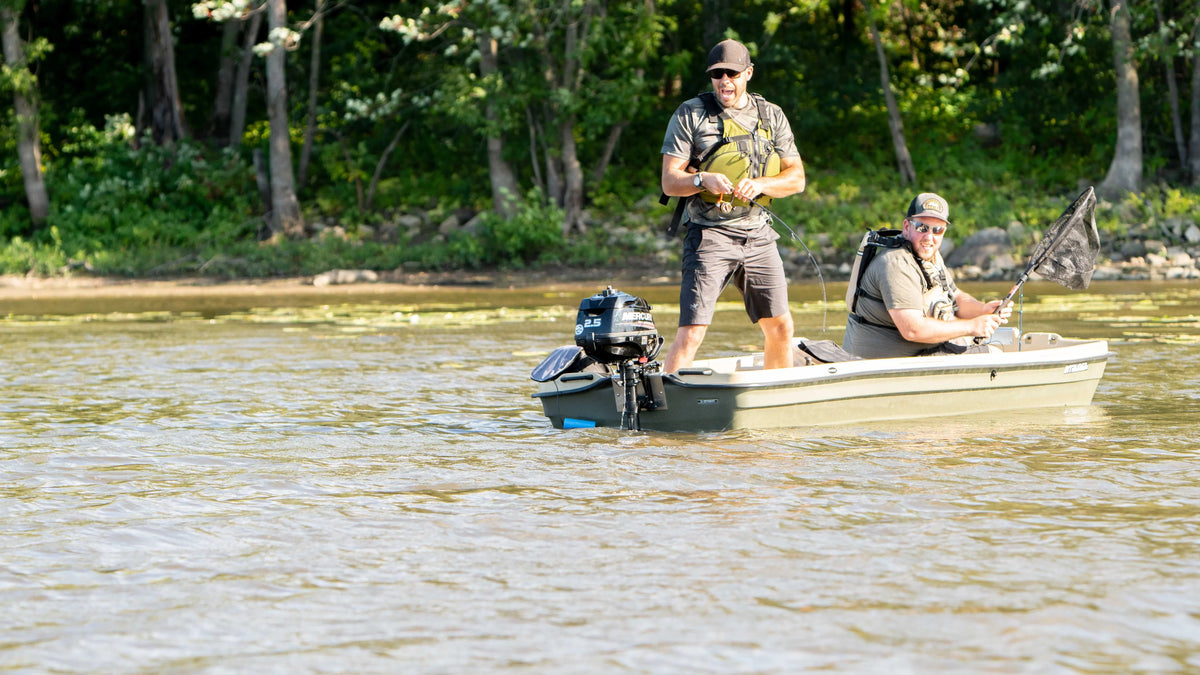 2026 NewPelican - Boat Intruder 12 - Jon Fishing Boat - 12 ft. - Great for Hunting/Fishing, Khaki/Beige