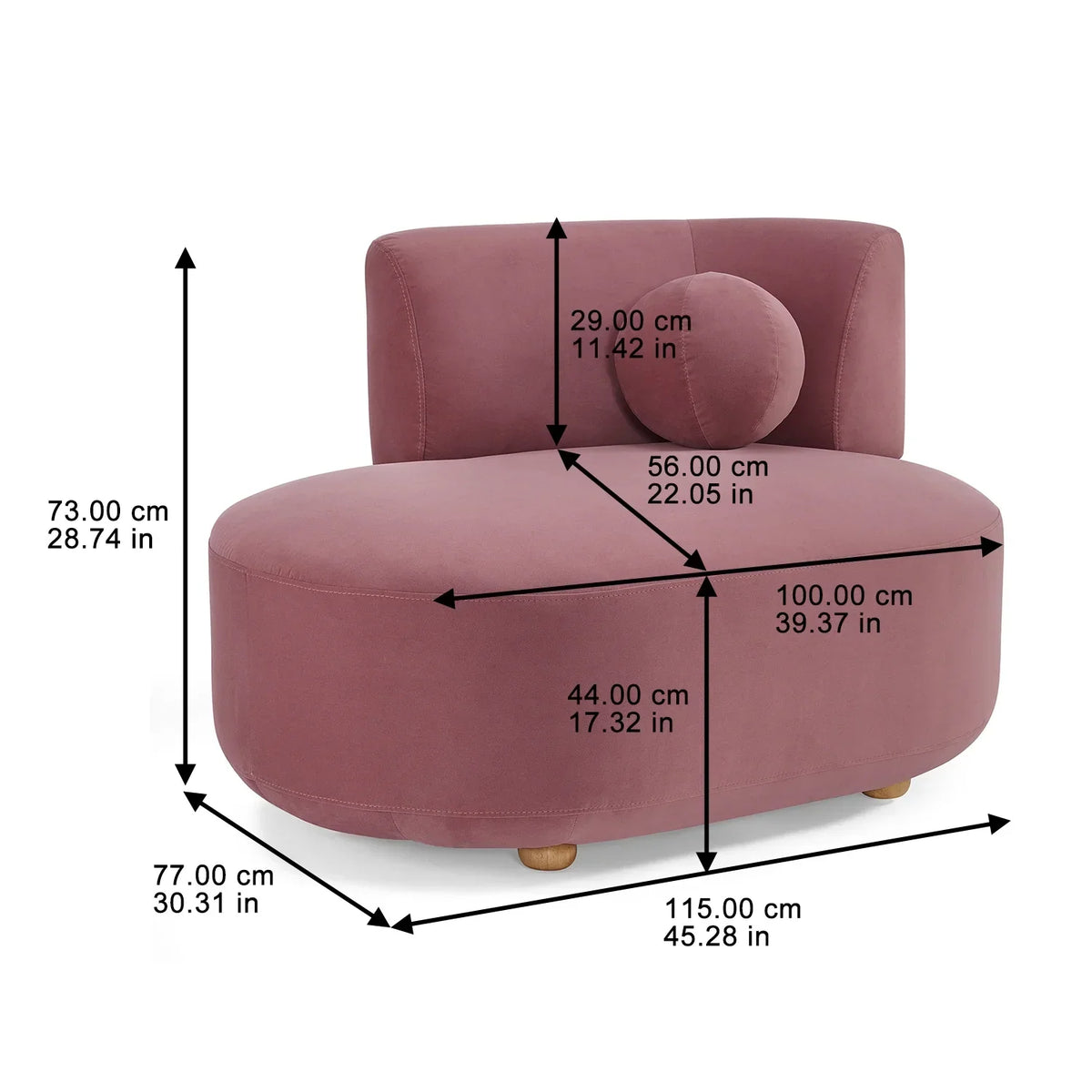 2026 NewBetter Homes & Gardens Juliet Modern Boucle Chaise & Storage Ottoman, Pearl