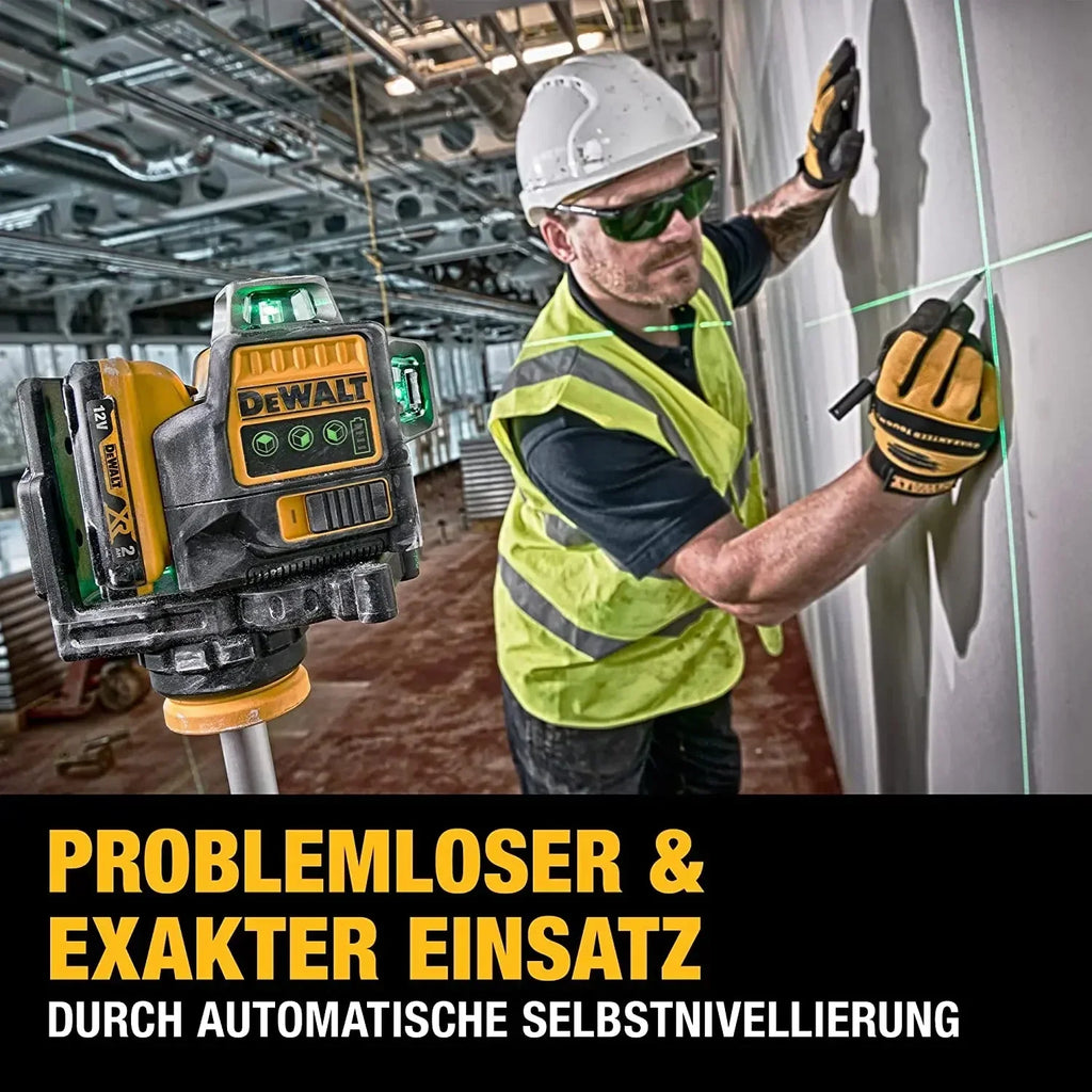 2026 NewDeWalt DW089LG 12V Max Laser Level, 3-Way 360 Green Degrees Professional Architectural Laser, Rotary and Linear Laser Levels. for Laser for Home Renovation Layout or Architectural Design