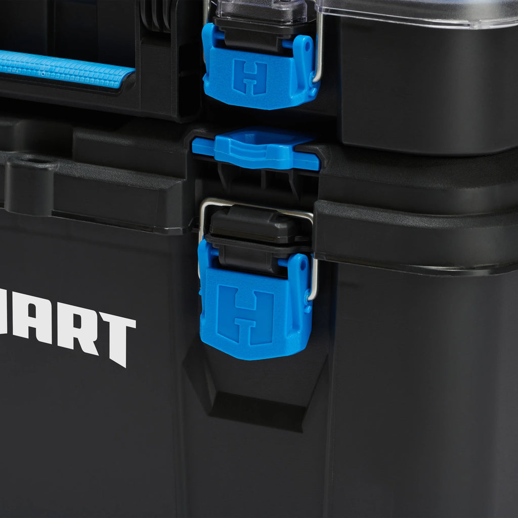 2026 NewHART Stack System, Mobile Tool Storage and Organization, Black & Blue